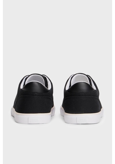 Tommy Hilfiger Logolu Sneaker Ayakkabı Bayan Ayakkabı Fw0fw09102 Bds Siyah