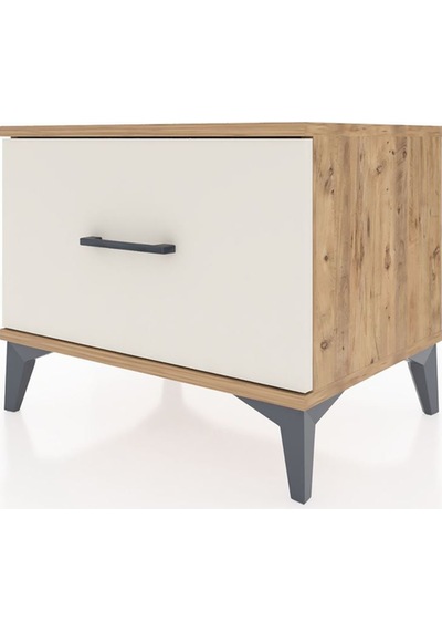 Hyperion Komodin Tek Çekmeceli 60x44x48 Çam-aytaşı Atlas Çam