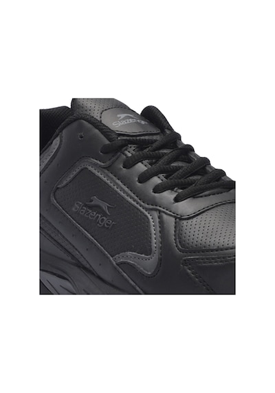 Slazenger MOSS Erkek  Siyah / Koyu Gri Koşu & Yürüyüş Spor Ayakkabısı