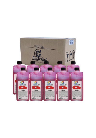 Smartink HP Uyumlu Pigment Mürekkep 10' L Kırmızı (H971P-H973P-