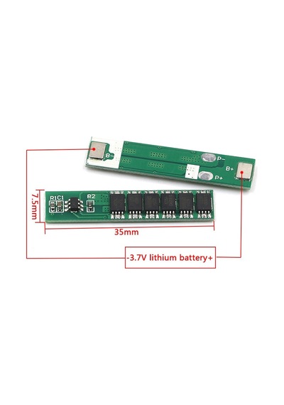 Bakayelektronik-1S 15A 3.7 V 18650 Lityum Li-Ion Bms Pil Koruma Modülü