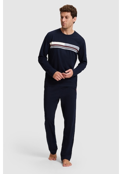 U.S. Polo Assn. Erkek Lacivert Pijama Takımı 50333257 Vr033