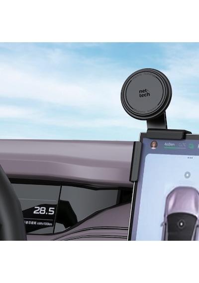 Nettech Nt-chc37 Tesla Magnetic Araç İçi Manyetik Etkili Telefon Tutucu - Siyah Siyah