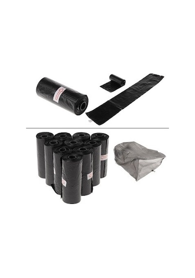 Jumbo Çöp Poşeti Siyah 10 Adet 80 x 110 CM