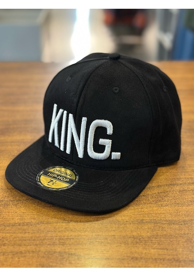 Hamze Kıng Nakışlı Hip Hop Snapback Rapper Basket Cap Şapka