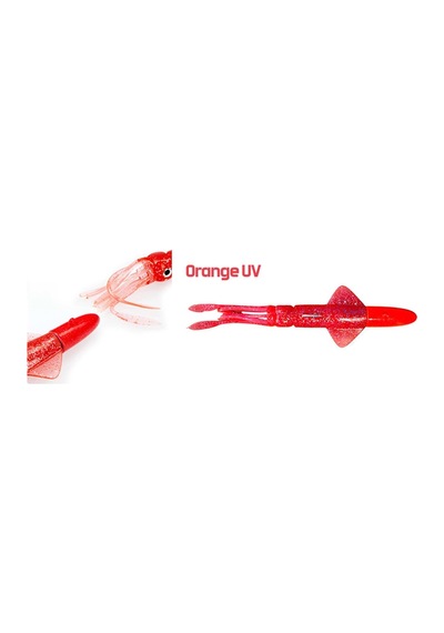 Ryuji Calamari 20cm 150gr Silikon Yem - Pearl Whıte Uv