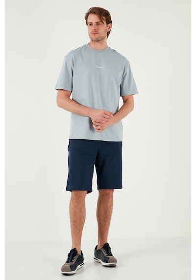 Buratti Belden Bağlamalı Pamuklu Cepli Regular Fit Erkek Short 5908047 Indigo