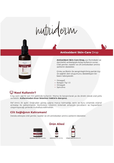 Bonafel Balık Yağı Bazlı Deri ve Tüy Sağlığı Damlası 50 ML