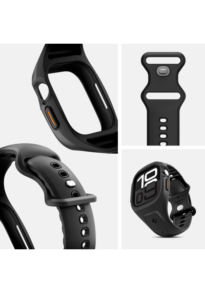 Apple Watch 46mm Seri 11/10 İle Uyumlu Kılıf & Kordon Kayış Liquid Air Pro Matte Black - Acs09317 Çok Renkli Apple Watch 46mm Seri 11/10 İle Uyumlu Kılıf & Kordon Kayış Liquid Air Pro Matte Black - Acs09317 Çok Renkli