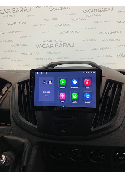 Ford Transıt 2015-19 9" Uyumlu Androıd Multimedya Gerçek 2/32 Kablosuz Carplay Geri Görüş Kameralı 9"
