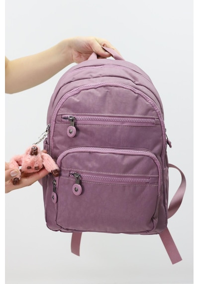 Probag Sevimli Peluş Figürlü Günlük Kadın Sırt Çantası Şık, Kullanışlı, Okula Ve Seyahate Uygun AÇIK PEMBE