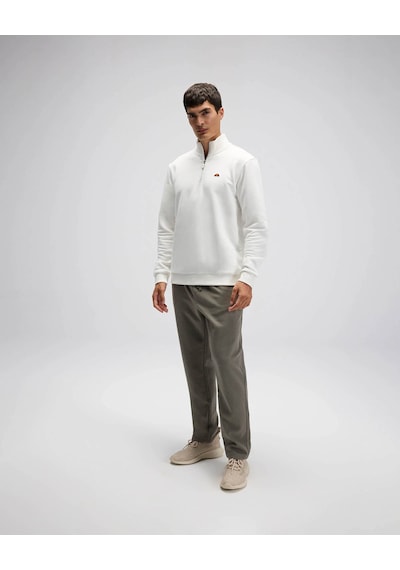 Ellesse Yarım Fermuarlı Beyaz Erkek Sweatshirt Em580 Beyaz
