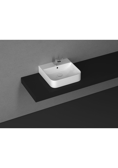 Isvea Sott'Aqua 51 CM Lavabo 507 x 466-Bat. Delikli - 10Sq51051Sv