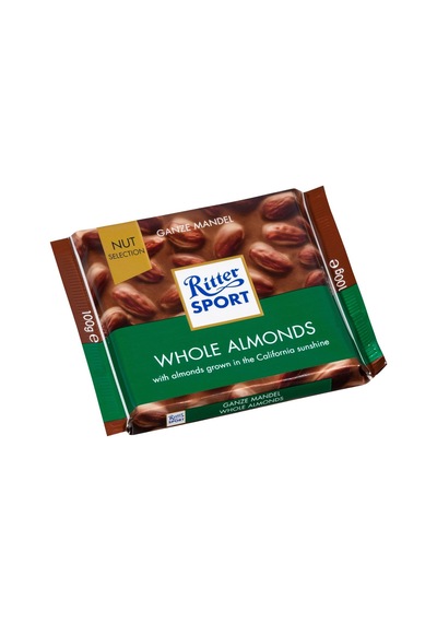 Ritter Sport Bademli Sütlü Çikolata 100 G 4'li Avantaj Paketi - 4 Adet Tarı