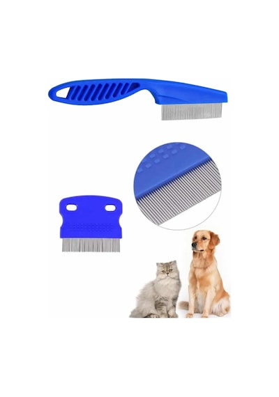 4'lü Bit Evcil Hayvan Tarak Seti Kedi Köpek Bit Tarak Seti Pire Tarağı