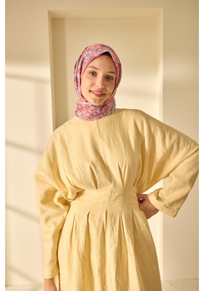 Silk Home Soft Eşarp 73090-21 Pembe, Eflatun, Somon Pembe, Pastel Yeşil