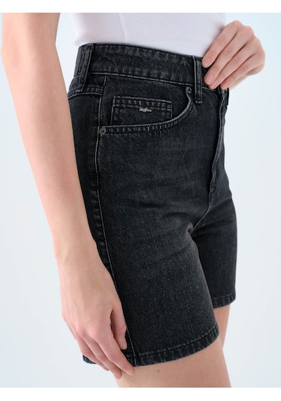 Loft Regular Fit Jean Antrasit Kadın Şort Lf2039980 Antrasit