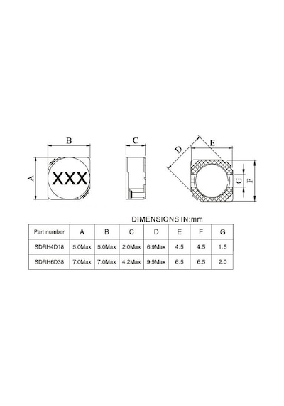 Motorobit 4D18 4.7Uh Smd Bobin