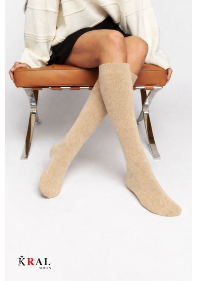 Kral Socks Çizme Çorabı Kışlık Havlu Termal Polar Cotton 4 Çift -15 C Isı Koruma Asorti