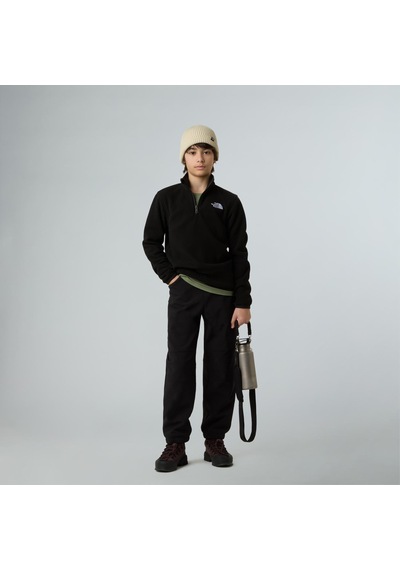 The North Face Teen Glacıer 1/4 Fermuarlı Genç Çocuk Glacier Polar Nf0a8cvgjk31 Siyah