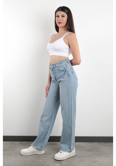Giysa Jb Paris Boru Paça Yüksek Bel Boyfriend Jean %100 Pamuk Açık Mavi Kadın Kot Pantolon - 591-2202 Koyu Mavi Giysa Jb Paris Boru Paça Yüksek Bel Boyfriend Jean %100 Pamuk Açık Mavi Kadın Kot Pantolon - 591-2202 Koyu Mavi