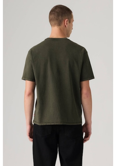 Levi's Erkek Eskitme Görünümlü Rosin Red Tab Vintage T-shirt-16490 Yeşil