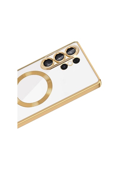 Samsung Galaxy S26 Ultra Uyumlu Kross Magneticsafe Kapak - Gold