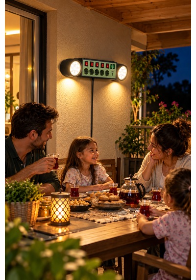 Çok Fonksiyonlu Akım Korumalı Güç İstasyonu 5'li Priz, Usb-c & Usb-a, Çift Led Çalışma Lambası, 3680w 16a 1.9 M