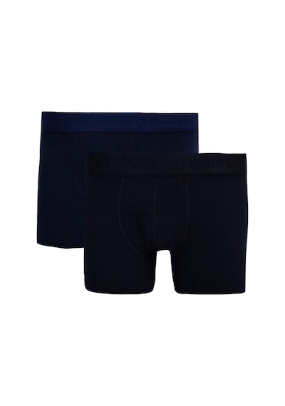 Tudors Erkek 10'lu Likralı Pamuklu Esnek Kumaş Premium Seri Boxer-50255 Çok Renkli