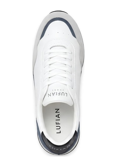 Lufian 111230302 Leo Sneaker Erkek Deri Ayakkabı Gri