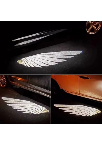 Araç Ayna Altı Led Melek Kanadı Ayarlı Tam Set Şık Ve Güvenli Tasarım