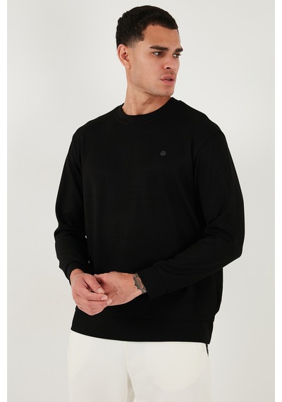 Buratti Regular Fit Bisiklet Yaka Uzun Kollu Erkek Sweat 5901066 Siyah
