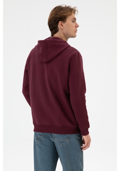 U.S. Polo Assn. Erkek Regular Fit Koyu Bordo Şardonlu Örme Hırka 50313755-VR177