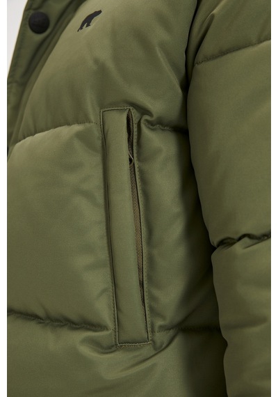 Bad Bear Colonel Puffer Thyme Yeşil Erkek Kapüşonlu Mont-soluk Yeşil