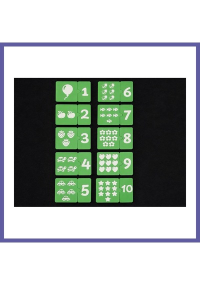 Bezos 3d Baskı Sayma Ve Eşleştirme Puzzle Kartları - 1den 10a Rakam Ve Nesne Sayma Seti, Erken Matematik Öğretim Materyali Nıda