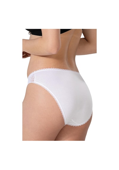 Beyaz Mı Emay 1444 Modal Cotton Dantelli Külot Beyaz