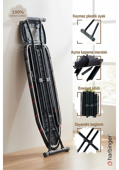 Harbinger Mm325 Vinivo Ütü Masası Antrasit