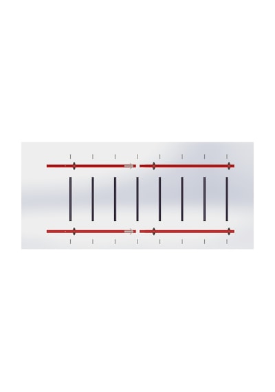 Duvara Monte İsveç Duvarı 240 Cm