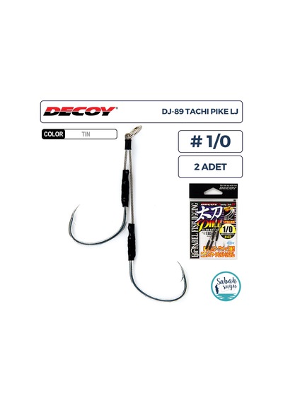 Decoy Dj-89 Tachi Pike Lj Çiftli Jig Asist İğnesi 1/0 2 Adet