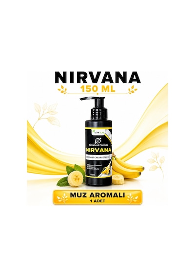 Nirvana Muz Aromalı Kayganlaştırıcı Jel 150 ML