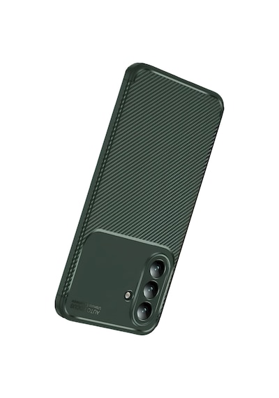 Samsung Galaxy Uyumlu - S26 Auto Focus Karbon Kapak - Koyu Yeşil