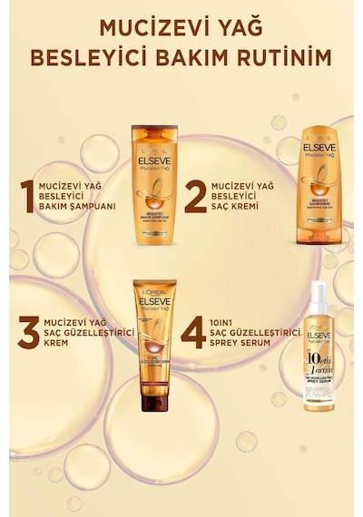 L'Oreal Paris Elseve Mucizevi Yağ Saç Güzelleştirici Sprey Serum 150 ML