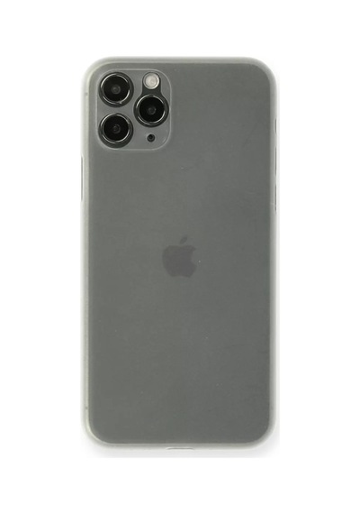 Newface Apple iPhone Uyumlu 11 Pro Max Kılıf Pp Ultra İnce Kapak - Beyaz Belirtilmemiş