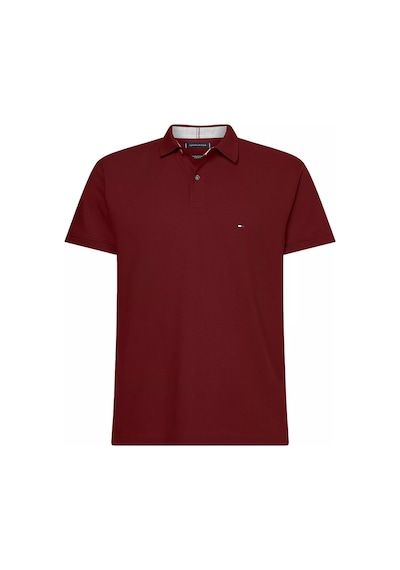 Tommy Hilfiger Erkek 1985 Regular Polo Polo T-shirt-bordo-13175 Bordo