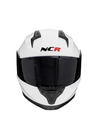 Ncr Icon Siyah Vizörlü Çene Açılır Kask Beyaz