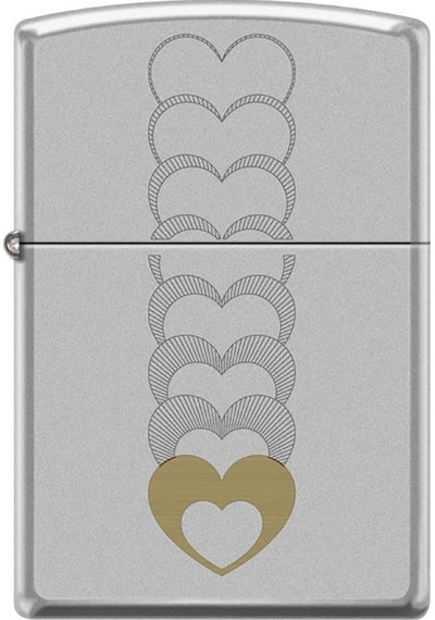 Zippo 205-115794 Heart Pattern Design Çakmak