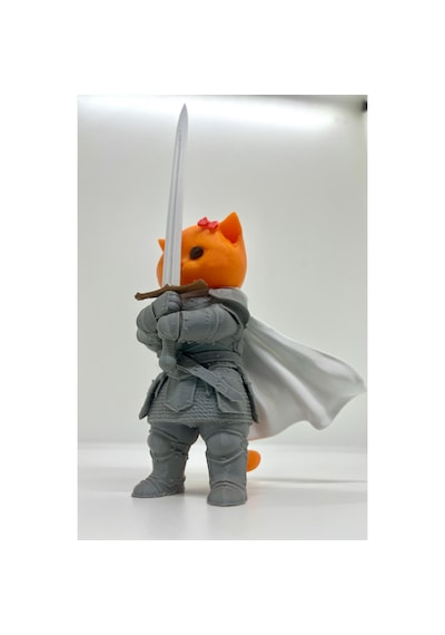 Şövalye Kedi 3d Figür