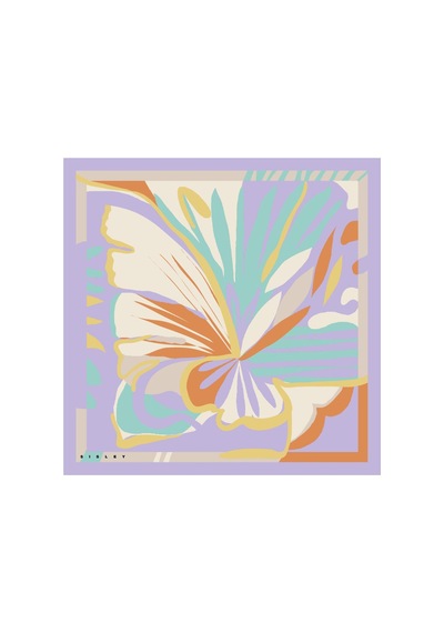 Sisley Flora Bandana/fular -2018-47 47 Lila