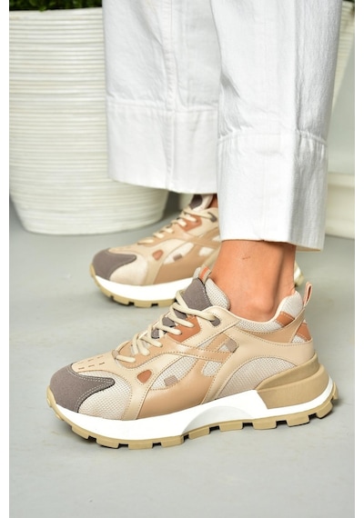 Fox Shoes S312213509 Vizon Spor Ayakkabı Sneakers Vizon