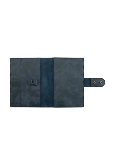 A5 Defter Ve Ajanda Kılıfı - %100 Rainbow Deri - Ko10001 - Lacivert Lacivert